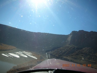 143 6bf. Flying with LaVar Wells - Green River canyon - aerial