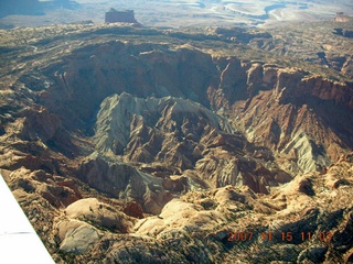 165 6bf. Flying with LaVar Wells - Upheaval Dome - aerial
