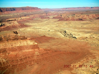 176 6bf. Flying with LaVar Wells - Dirty Devil River - aerial