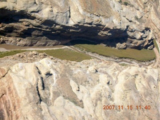 180 6bf. Flying with LaVar Wells - Dirty Devil River - aerial