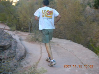 251 6bf. Moab - Negro Bill Trail - runner