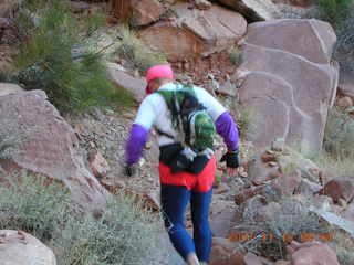 53 6bg. Canyonlands National Park - Lathrop Trail hike - Adam (tripod)