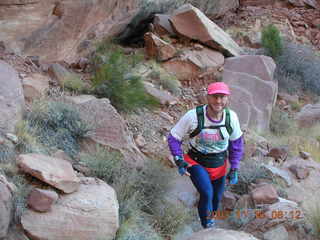 58 6bg. Canyonlands National Park - Lathrop Trail hike - Adam (tripod)