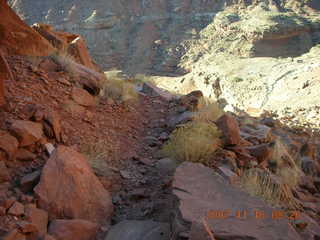 61 6bg. Canyonlands National Park - Lathrop Trail hike