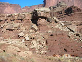 132 6bg. Canyonlands National Park - Lathrop Trail hike