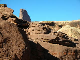 134 6bg. Canyonlands National Park - Lathrop Trail hike