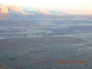 392 6bg. Canyonlands National Park - Buck Canyon overlook at sunset