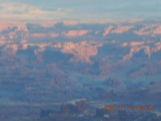 393 6bg. Canyonlands National Park - Buck Canyon overlook at sunset