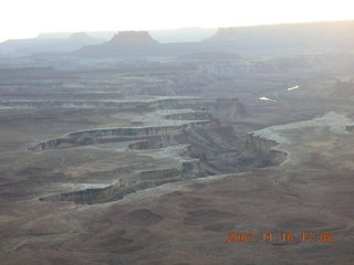 401 6bg. Canyonlands National Park - Green River viewpoint at sunset