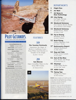 _Pilot Getaways_ table of contents