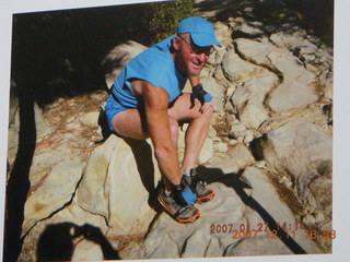 Canyonlands National Park - Grand View Overlook - pitted rock up close