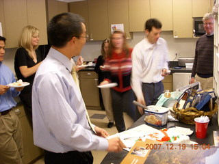 birthday/holiday celebration at PI