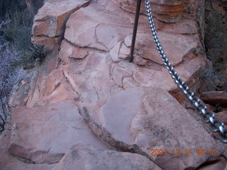 49 6cx. Zion National Park - sunrise Angels Landing hike - chains