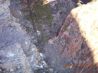 108 6cx. Zion National Park - sunrise Angels Landing hike - view from the top