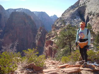 191 6cx. Zion National Park - sunrise Angels Landing hike - Adam
