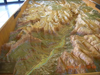 60 6d1. Zion Canyon - 3-D model