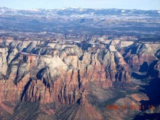 97 6d1. aerial - Zion National Park