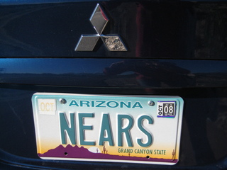 five license plates