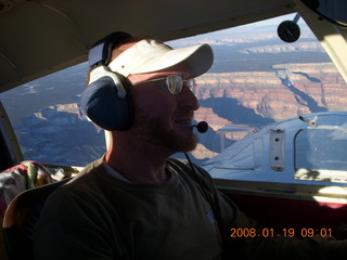 Adam flying N4372J over grand canyon