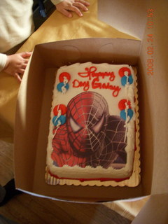 Gaby party day - Spiderman cake