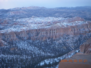 54 6f2. Bryce Canyon - sunrise at Bryce Point