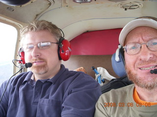 Sonia and Adam flying in N4372J