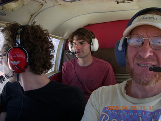 Bill and Adam flying in N4372J