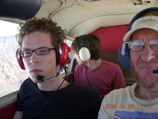 Larry Hardin flying N4372J and Adam