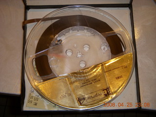 tape box signed by Arlo Guthrie