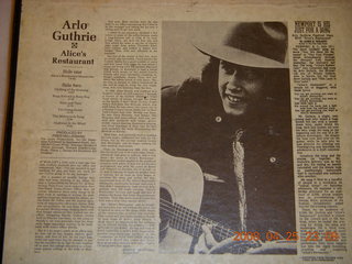tape box signed by Arlo Guthrie