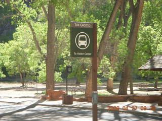 88 6gt. Zion National Park shuttle stop