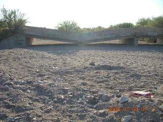 collapsed bridge near Globe Airport (P13)