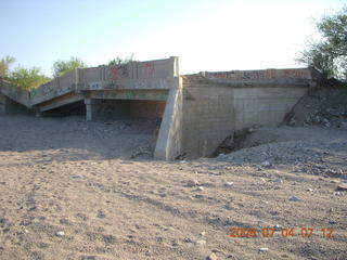collapsed bridge near Globe Airport (P13)
