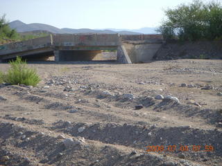 collapsed bridge near Globe Airport (P13)