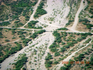 aerial - collapsed bridge near Globe Airport (P13)