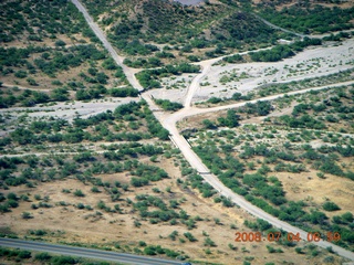 aerial - collapsed bridge near Globe Airport (P13)