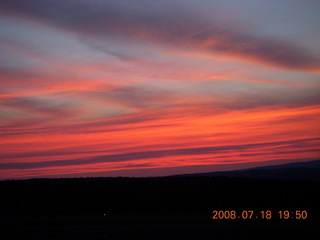 Payson Airport (PAN) sunset