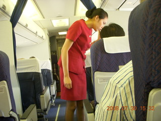 58 6kw. eclipse - flight Shanghai (PVG) to Xi'an (SIA) to Jiayuguan (JGN) - flight attendant