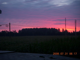 5 6kx. eclipse - Jiuquan - morning run - sunrise