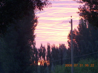 22 6kx. eclipse - Jiuquan - morning run - sunrise