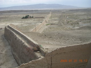 341 6kx. eclipse - Jiayuguan - Great Wall itself
