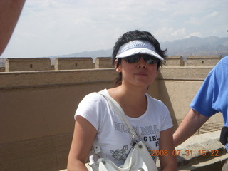 350 6kx. eclipse - Jiayuguan - Great Wall - Jenny