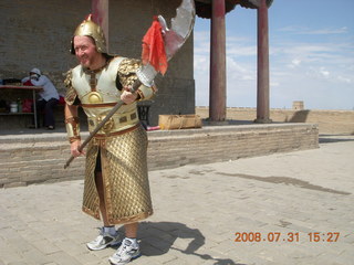 359 6kx. eclipse - Jiayuguan - Great Wall - Adam in armor