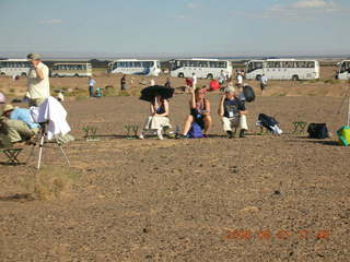 204 6l1. eclipse - Jiayuguan - Gobi Desert - getting ready