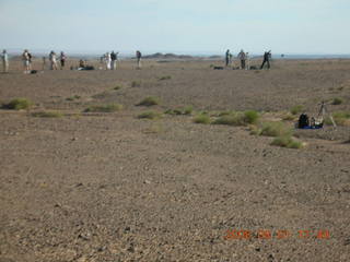 206 6l1. eclipse - Jiayuguan - Gobi Desert - getting ready in the distance