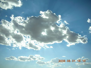 218 6l1. eclipse - Jiayuguan - Gobi Desert - clouds hiding the sun