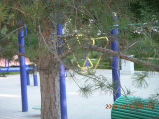 75 6l1. eclipse - Jiuquan morning run - hotel fitness stations