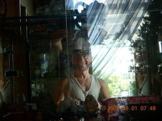 90 6l1. eclipse - Jiuquan - Adam in hotel display window