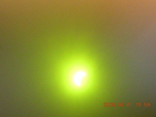 262 6l1. eclipse - Jiayuguan - Gobi Desert - terrible partial eclipse picture
