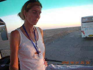 329 6l1. eclipse - Jiayuguan - Gobi Desert - afterward - Karen